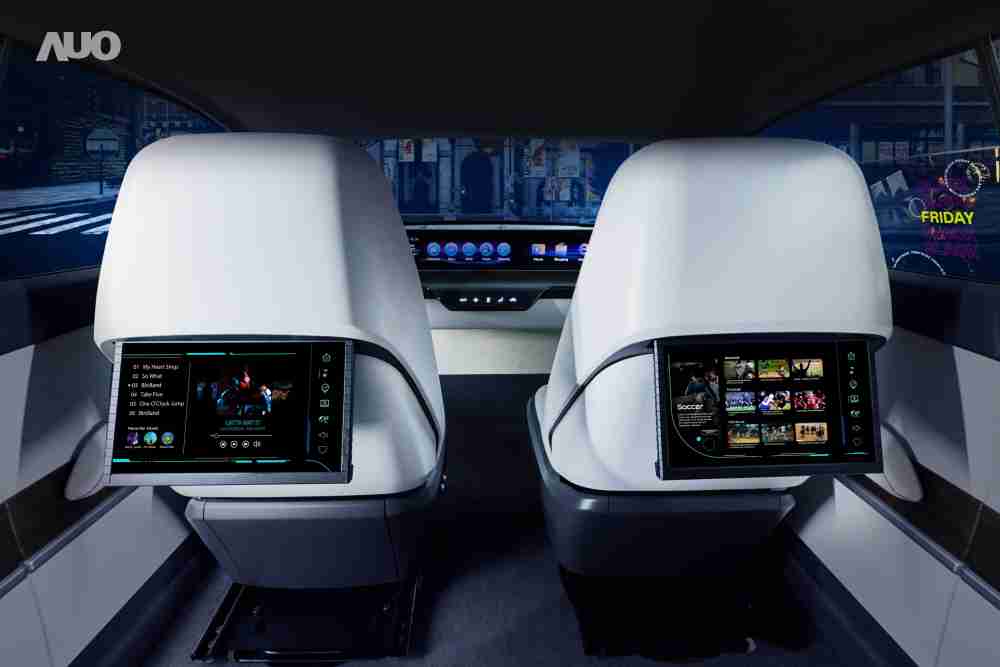 汇旺支付新一代Smart Cockpit 2024，，，，以Micro LED先进显示技术优势，，创建〝可卷式后座娱乐显示器〞，，，仅在互动时才显示出所需画面及信息，，，，扩充更丰富的娱乐和交互信息服务，，，，获国际奖项荣耀